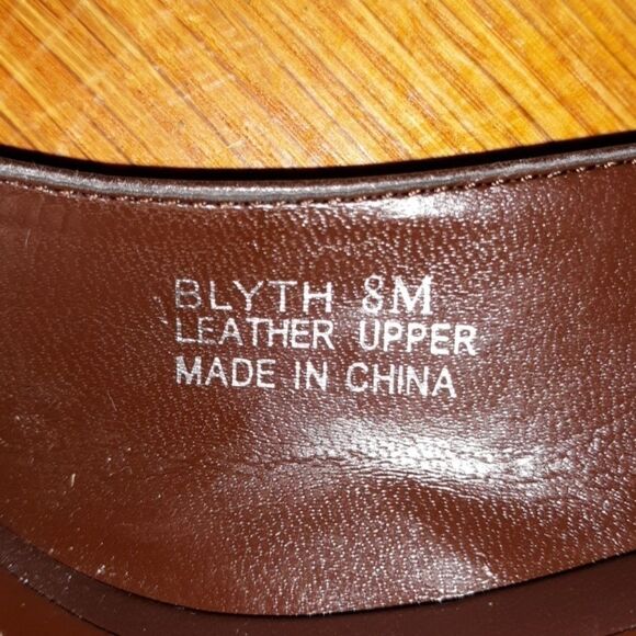 Laura Ashley Blyth Brown Slingback Cut-Out Heels 8 - Picture 5 of 8